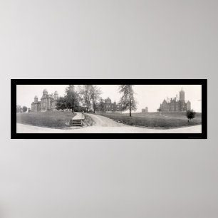 Syracuse University NY Photo 1909 Poster