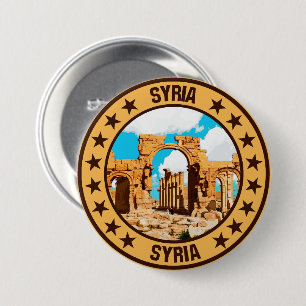 Syria 7.5 cm round badge