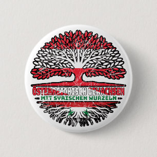 Syria Austrian Baum 6 Cm Round Badge
