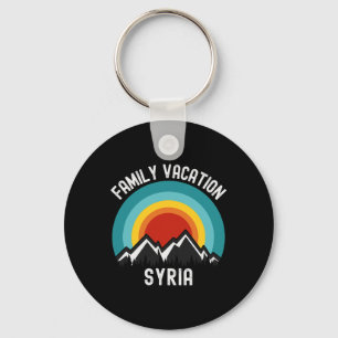 Syria Family Vacation Matching Outfit Key Ring