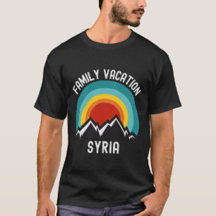Syria Family Vacation Matching Outfit  T-Shirt