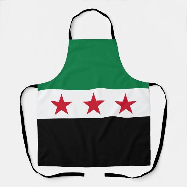 Syria Flag Apron (Front)