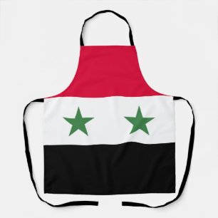 Syria flag apron