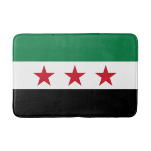 Syria Flag Bath Mat