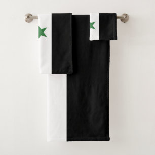 Syria flag bath towel set