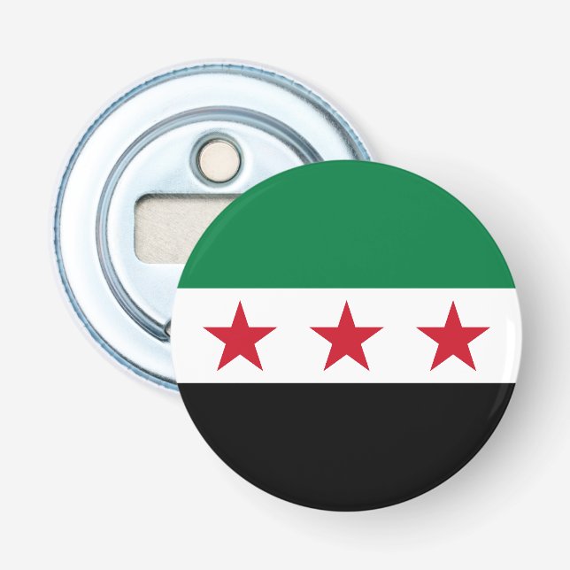 Syria Flag Bottle Opener (Front)