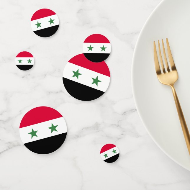 Syria flag confetti (Group)