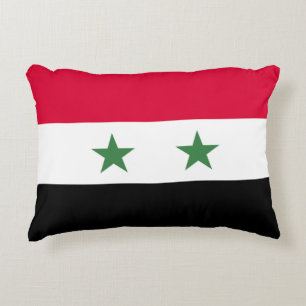 Syria flag decorative cushion