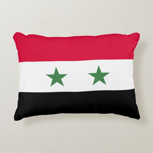 Syria flag decorative cushion (Front)
