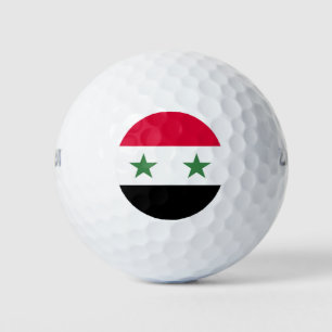 Syria flag golf balls