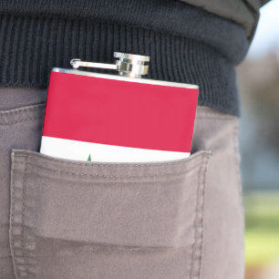 Syria flag hip flask