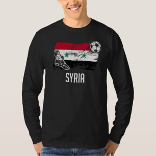 Syria Flag Jersey Syria Soccer Team Syria T-Shirt