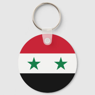 Syria Flag Key Ring