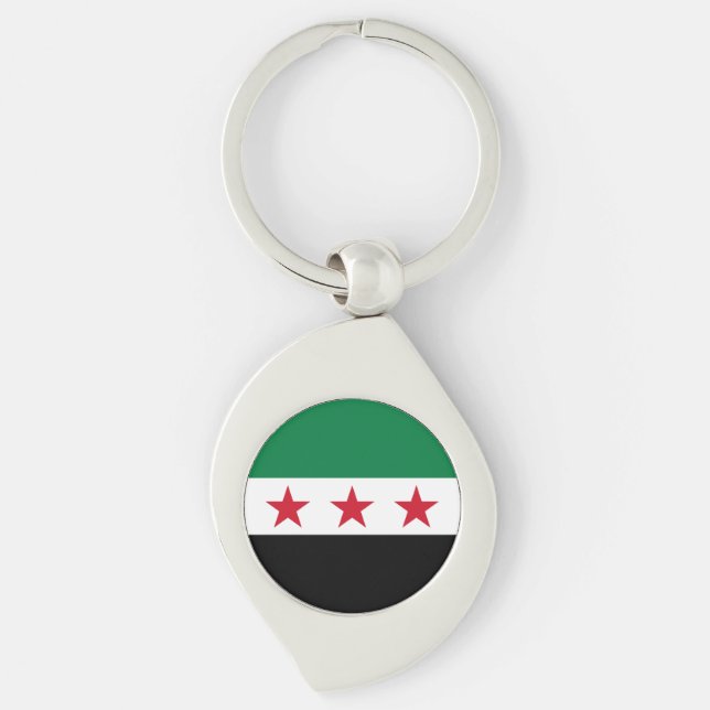 Syria Flag Key Ring (Front)