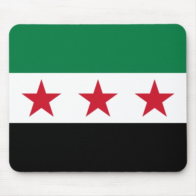 Syria Flag Mouse Mat (Front)