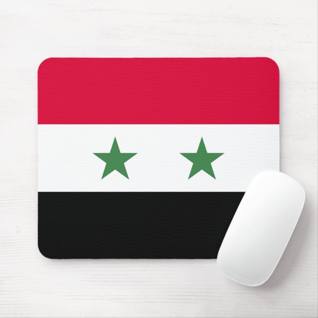 Syria flag mouse mat (With Mouse)