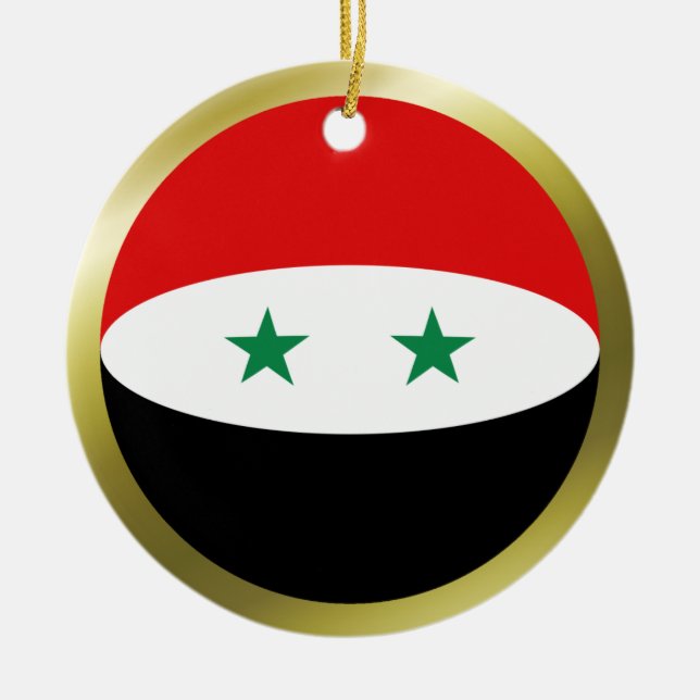 Syria Flag Ornament (Front)