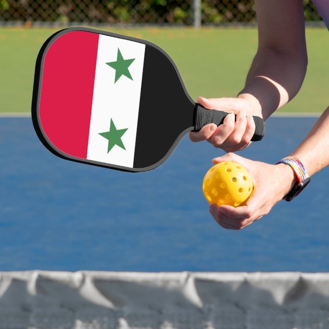 Syria flag pickleball paddle (Insitu)