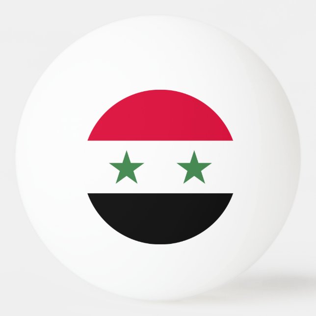 Syria flag ping pong ball (Front)