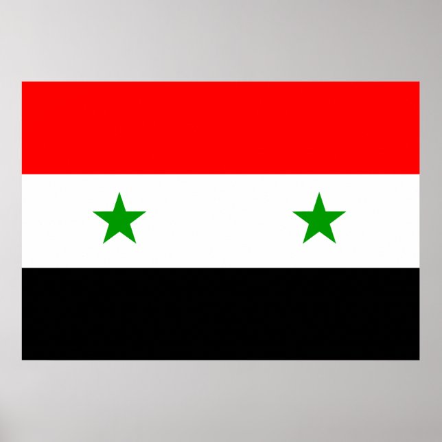 Syria Flag Poster (Front)