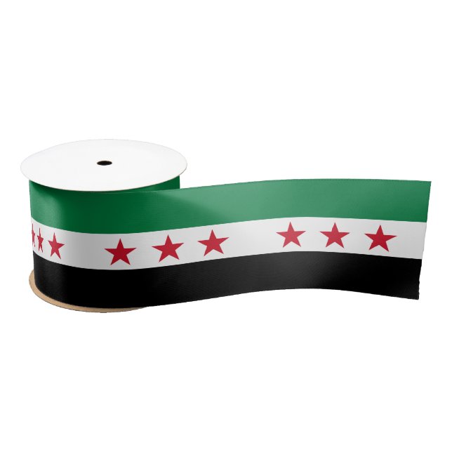 Syria Flag Satin Ribbon (Spool)