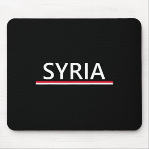 Syria Flag Sports Soccer Footbyll Athletic Jersey  Mouse Mat