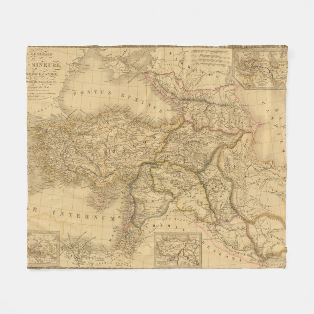 Syria Fleece Blanket (Front (Horizontal))