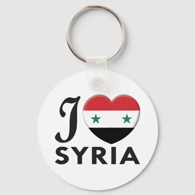 Syria Love Key Ring (Front)