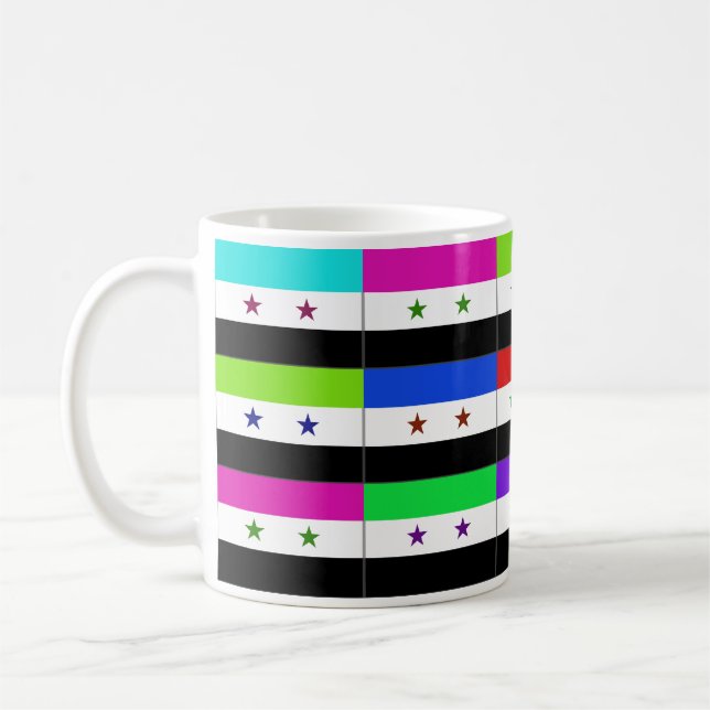 Syria Multihue Flags Mug (Left)