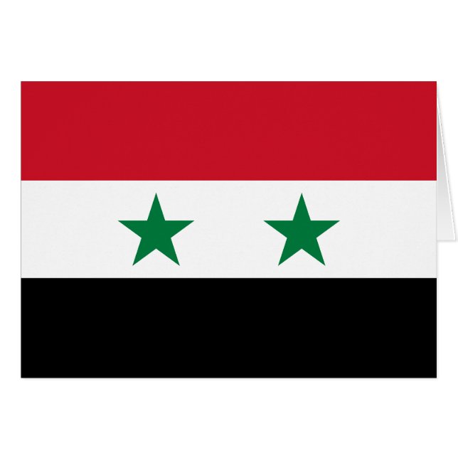Syria Old Flag (Front Horizontal)