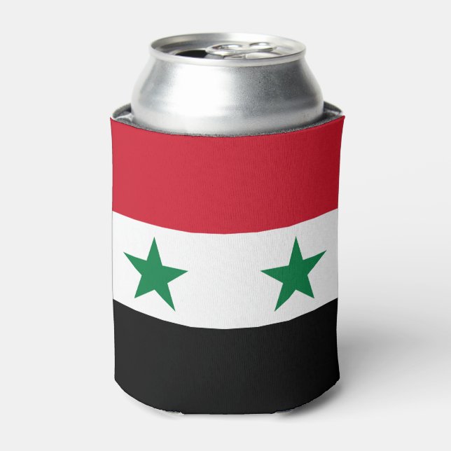 Syria Old Flag Can Cooler (Can Front)