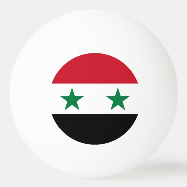 Syria Old Flag Ping Pong Ball (Front)
