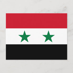 Syria Old Flag Postcard
