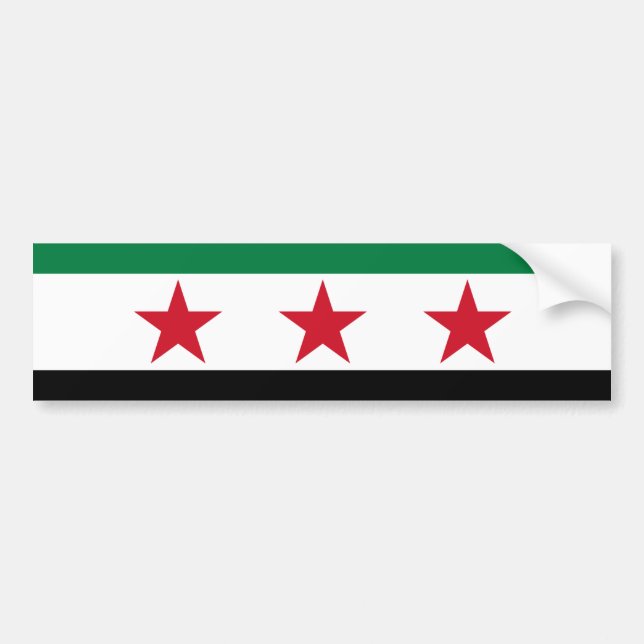 syria opposition bumper sticker (Front)