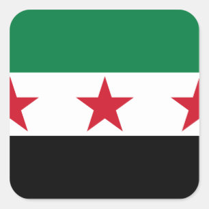 syria opposition square sticker