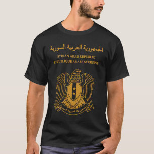 Syria passport,syria,syrian,syria flag. T-Shirt