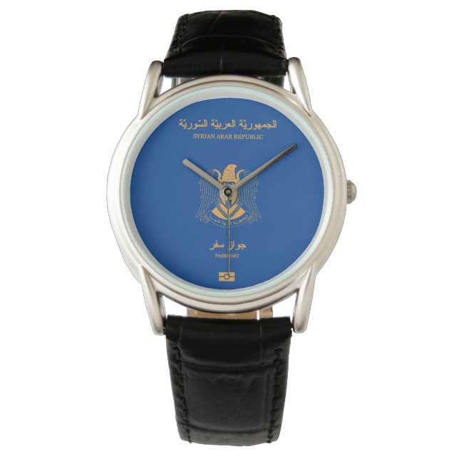 Syria passport wristwatch (Front)