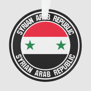 Syria Round Emblem Ornament
