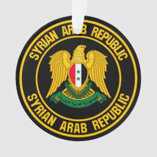 Syria Round Emblem Ornament