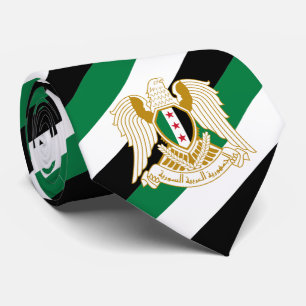Syria stripes tie, Independence, Syrian Flag Tie