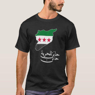 Syria Syria map Free syria Flag Syrian T-Shirt