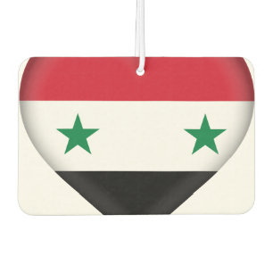 Syria (Syrian) Flag Car Air Freshener