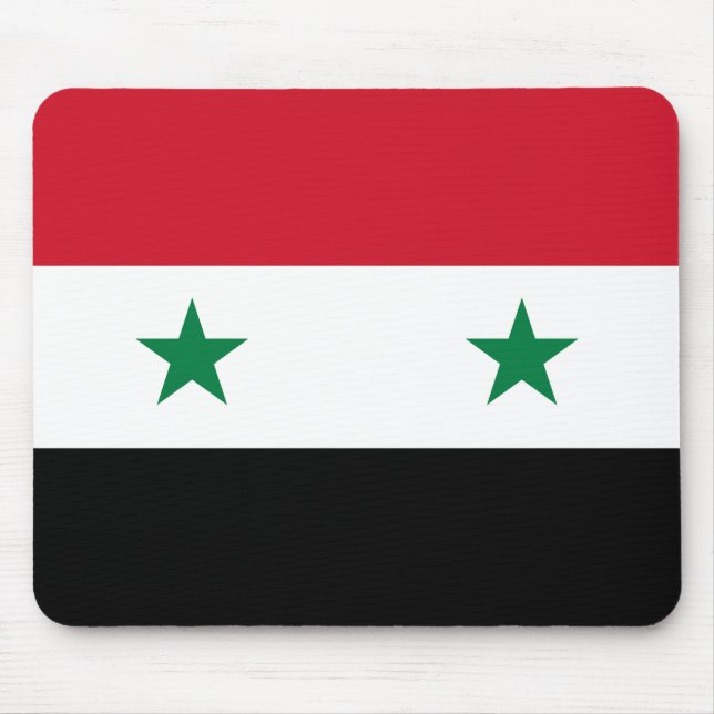 Syria (Syrian) Flag Mouse Mat (Front)
