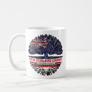 Syria Syrian New Zealander New Zealand Tree Roots Coffee Mug