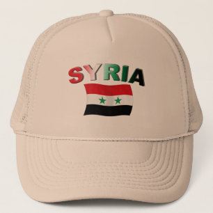 Syria Wavy Flag Trucker Hat