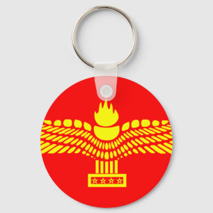 Syriac Aramaic People, Syria flag Key Ring