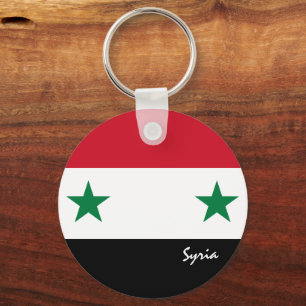 Syrian Flag & Syria patriots / sports Key Ring