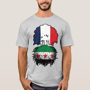 Syrian French Roots and Crown Tree T-Shirt