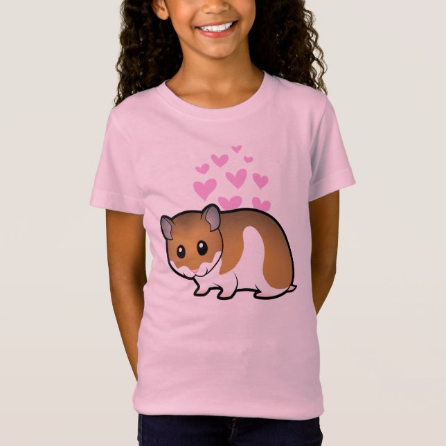Syrian Hamster Love T-Shirt (Front)