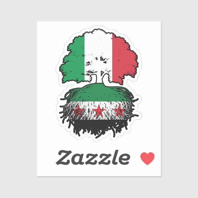 Syrian Italian Roots and Crown Tree (Sheet)